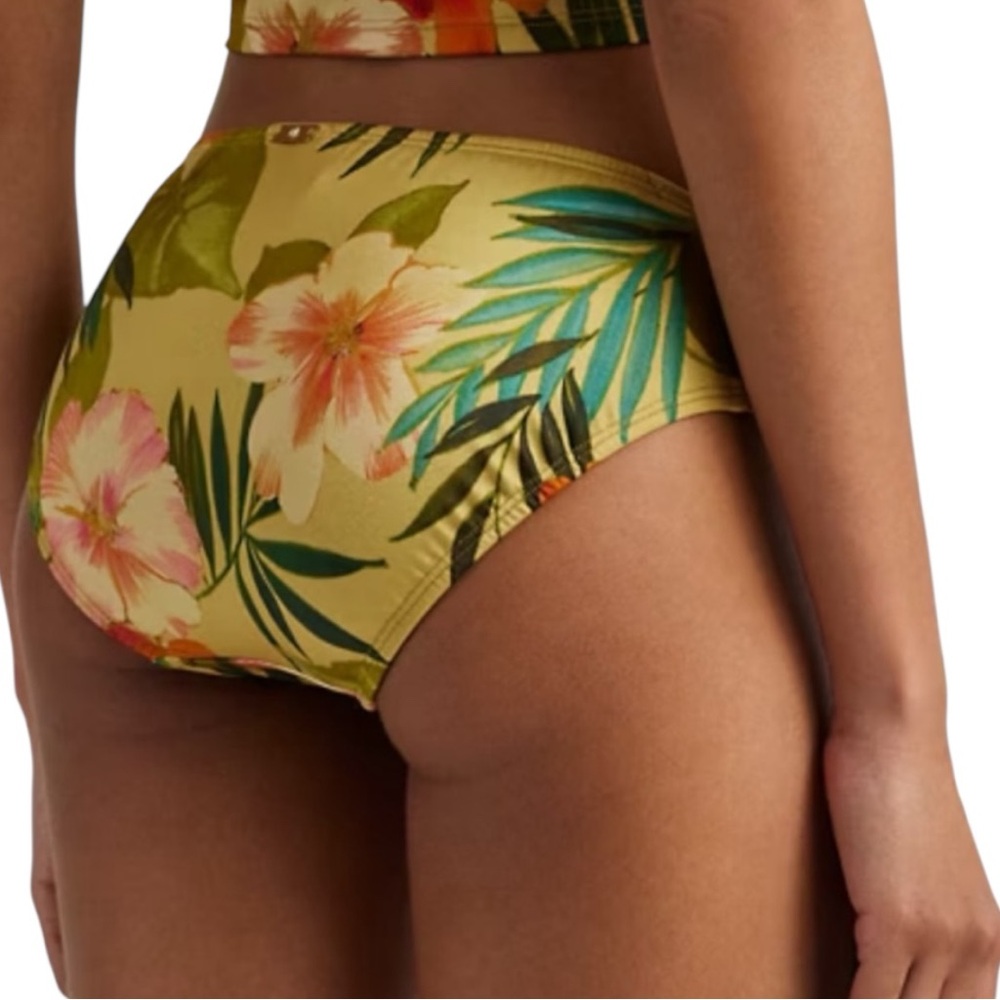 NWT Lauren Ralph Lauren Women's Island Tropical Hipster Bikini Bottom only SZ 14
